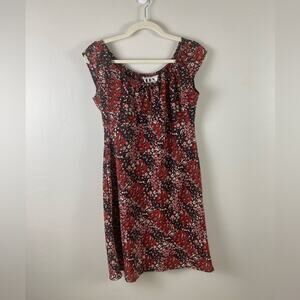 Vintage DBY Ltd. Floral Knee Length Dress 90s - Size 9/10